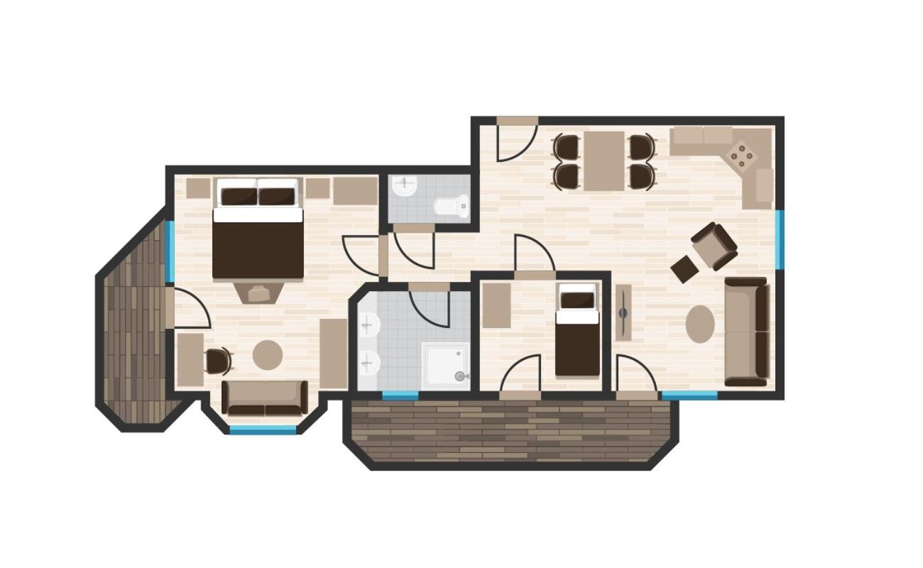 Hotel Alpenstueble Appartements ميتلبرغ المظهر الخارجي الصورة